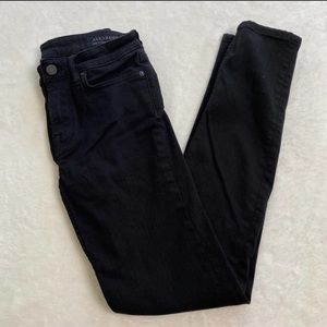 All Saints Mast Black Skinny Jeans 26 (fit small!)